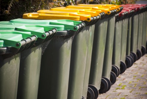 Commercial waste collection at a local business in Coney Hall